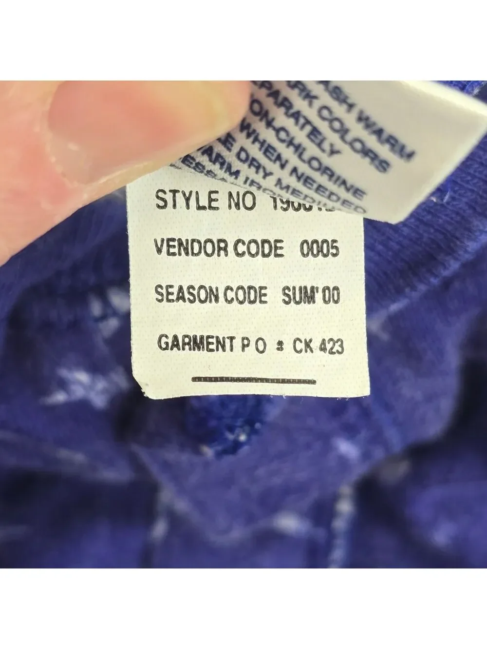 Old Navy Newborn 3-6 Months Blue White Star Batik Tie Dye Cotton Romper Y2K VTG